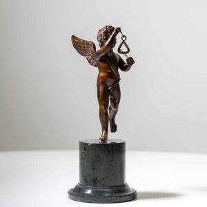 Winged bronze putto, France/Germany, 1st half 19th century