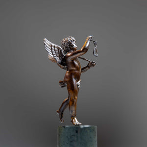Geflügelter Bronzeputto, Frankreich/Deutschland, 1. Hälfte 19. Jahrhundert