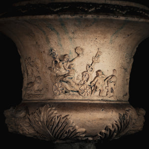 Terracotta Kratervasen, Italien 2. Hälfte 19. Jahrhundert