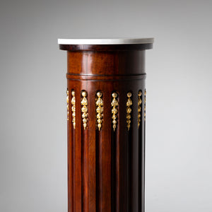 Empire Column with fire-gilt Appliqués, 2nd Half 19th Century