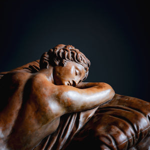 Sleeping Hermaphrodite in Terracotta, early 20th Century