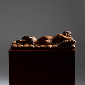 Sleeping Hermaphrodite in Terracotta, early 20th Century