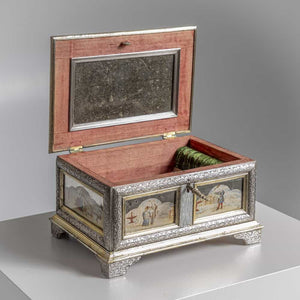 Small Lidded Box, possibly Augsburg, Southern Germany, early 18th Century