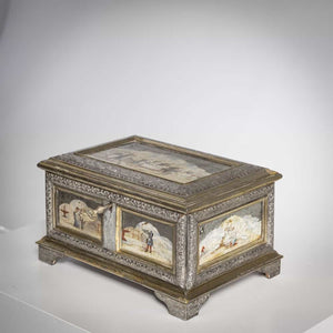 Small Lidded Box, possibly Augsburg, Southern Germany, early 18th Century