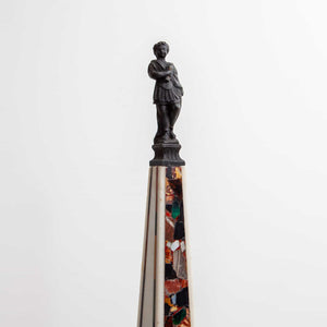 Obelisk with Statuette, Italy around 1900