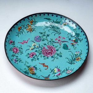 Famille Rose Enamel Plates, China 2nd Half 18th Century