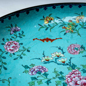 Famille Rose Enamel Plates, China 2nd Half 18th Century