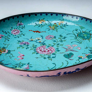 Famille Rose Enamel Plates, China 2nd Half 18th Century