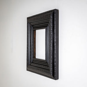 Black Ripple Moulding Frame, probably Netherlands, 17th Century