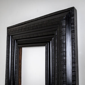 Black Ripple Moulding Frame, probably Netherlands, 17th Century