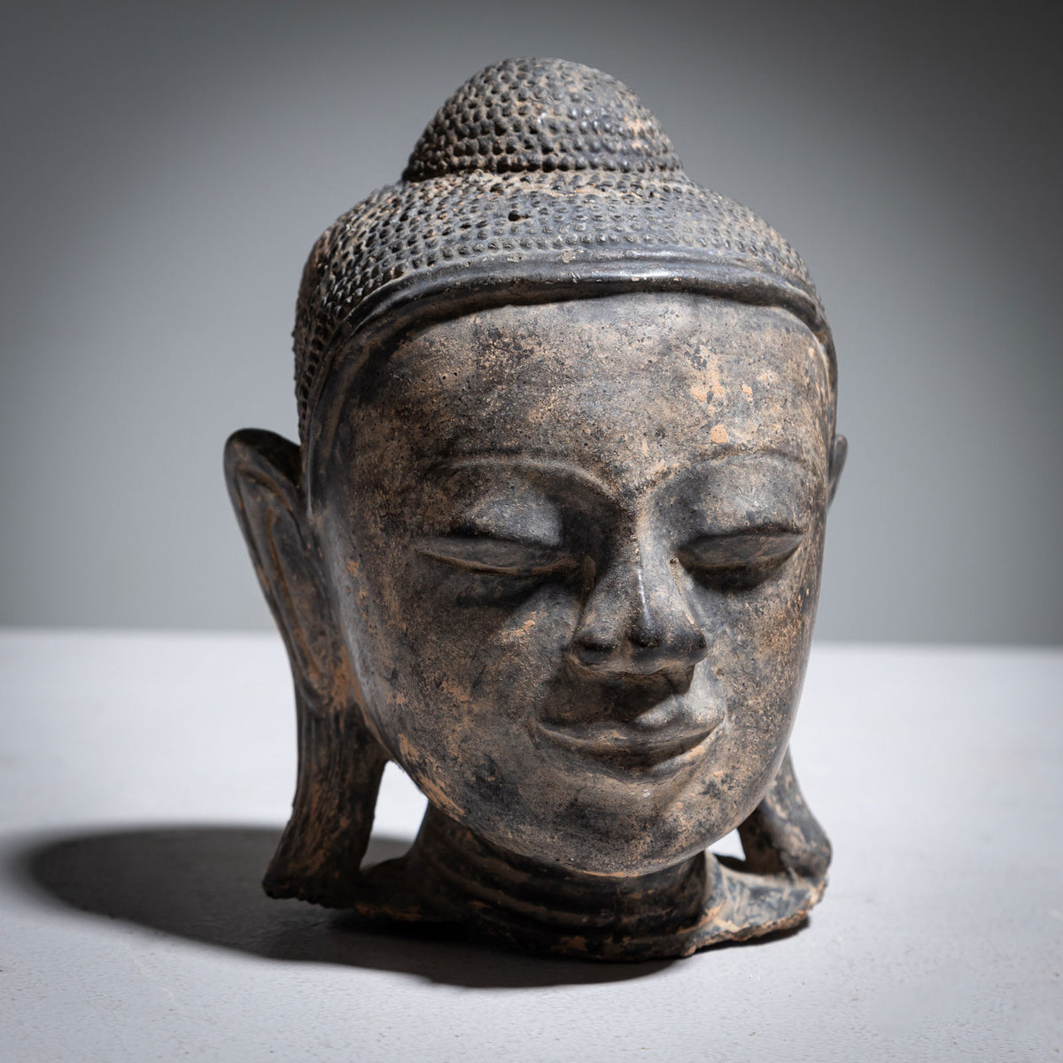 Buddha Head in Southeast Asian style