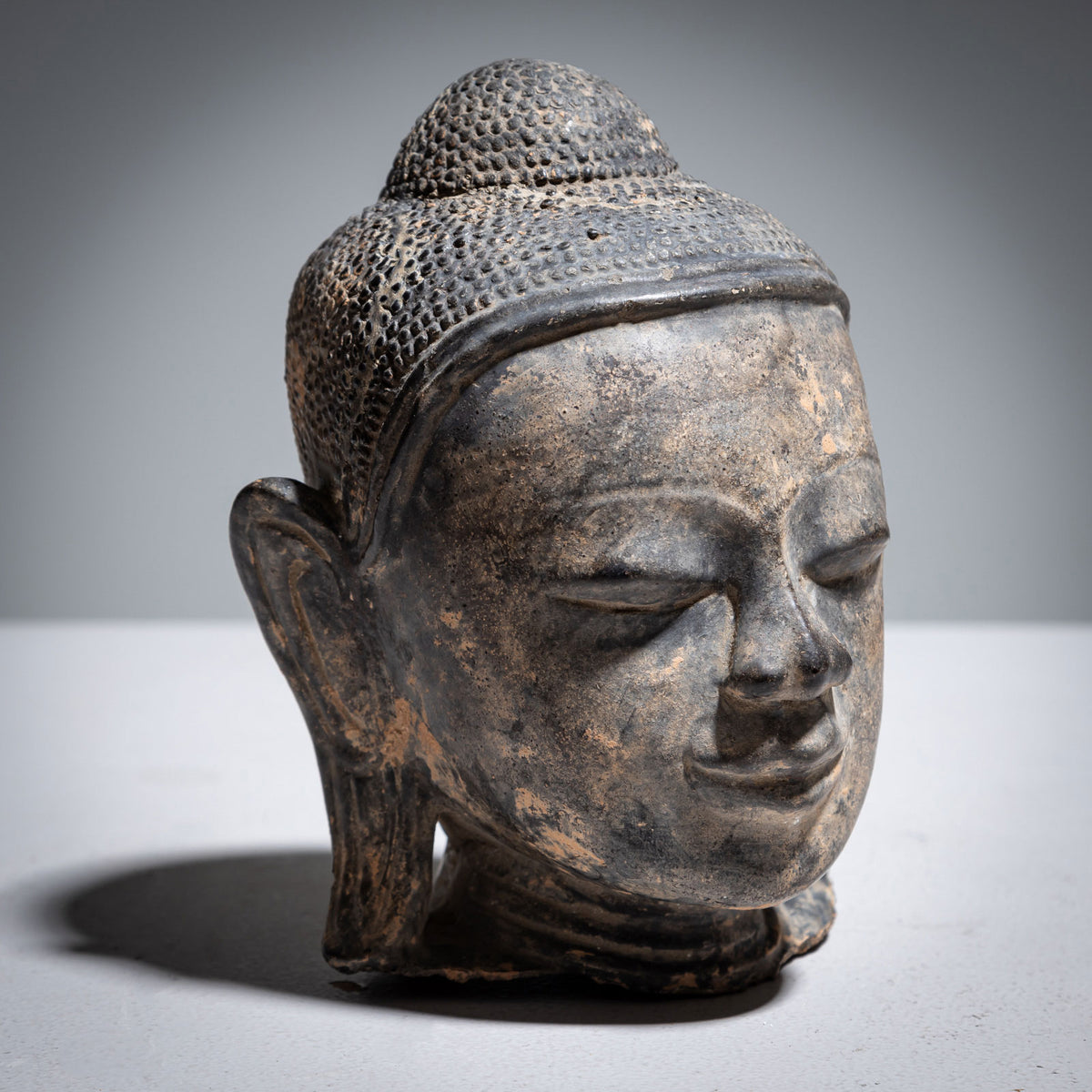 Buddha Head in Southeast Asian style