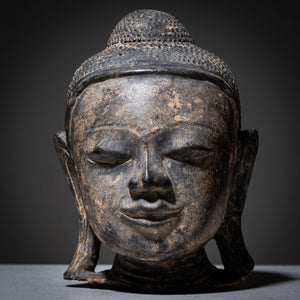 Buddha Head in Southeast Asian style