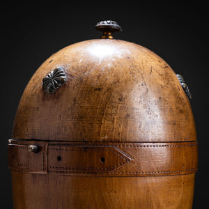 Egg-Shaped Wooden Box by Maison Alphonse Giroux, Paris, 2nd Half of the 19th Century