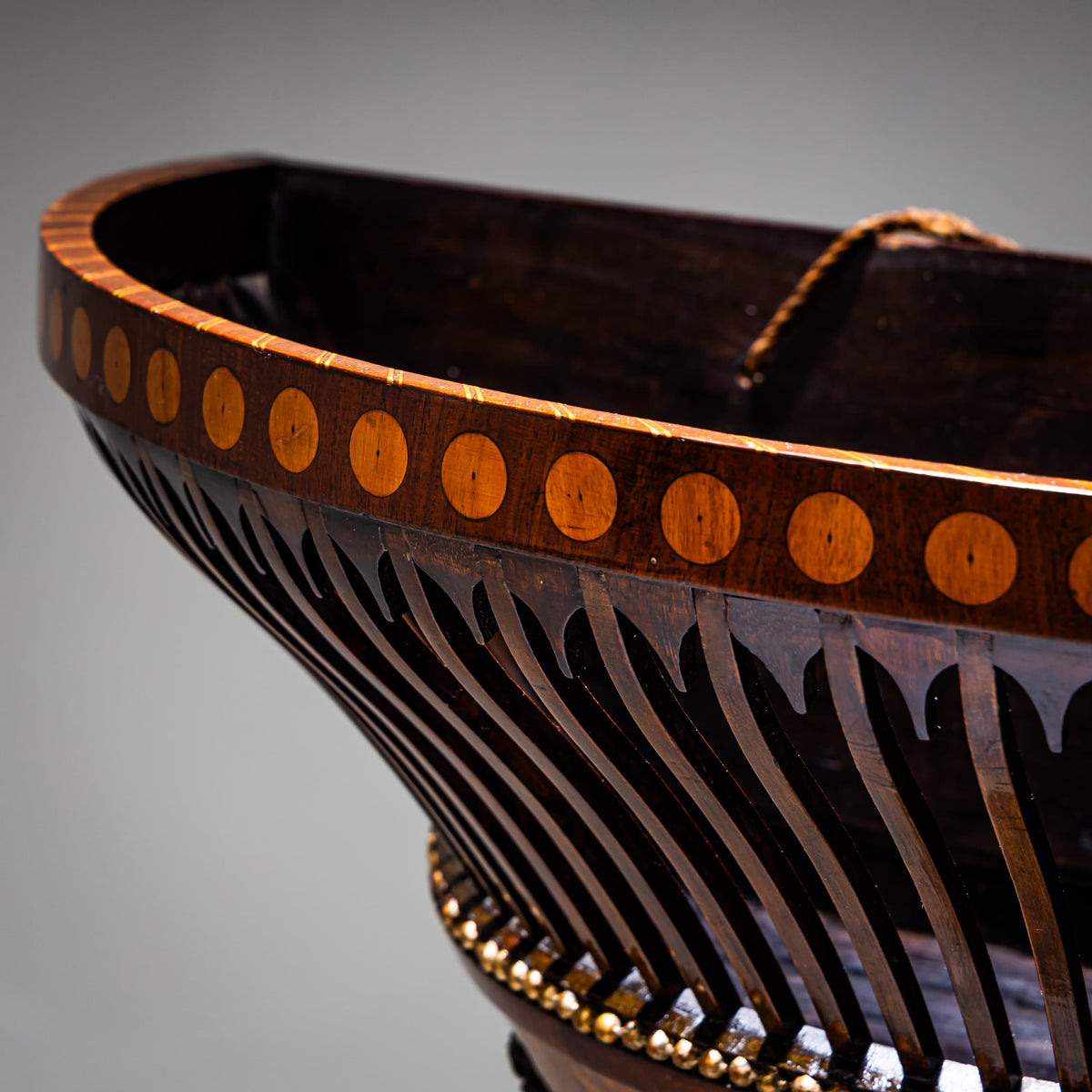 Wall-Mounted Flower Basket, Sweden early 19th Century