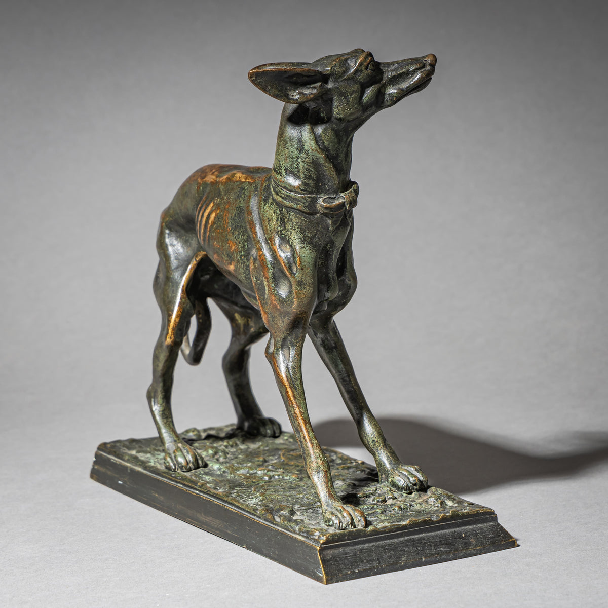 Greyhound Bronze by Christophe Fratin (1801–1864)