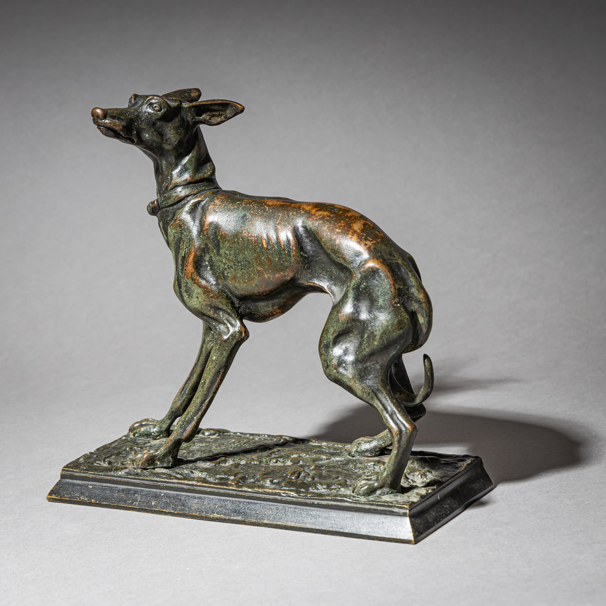 Greyhound Bronze by Christophe Fratin (1801–1864)