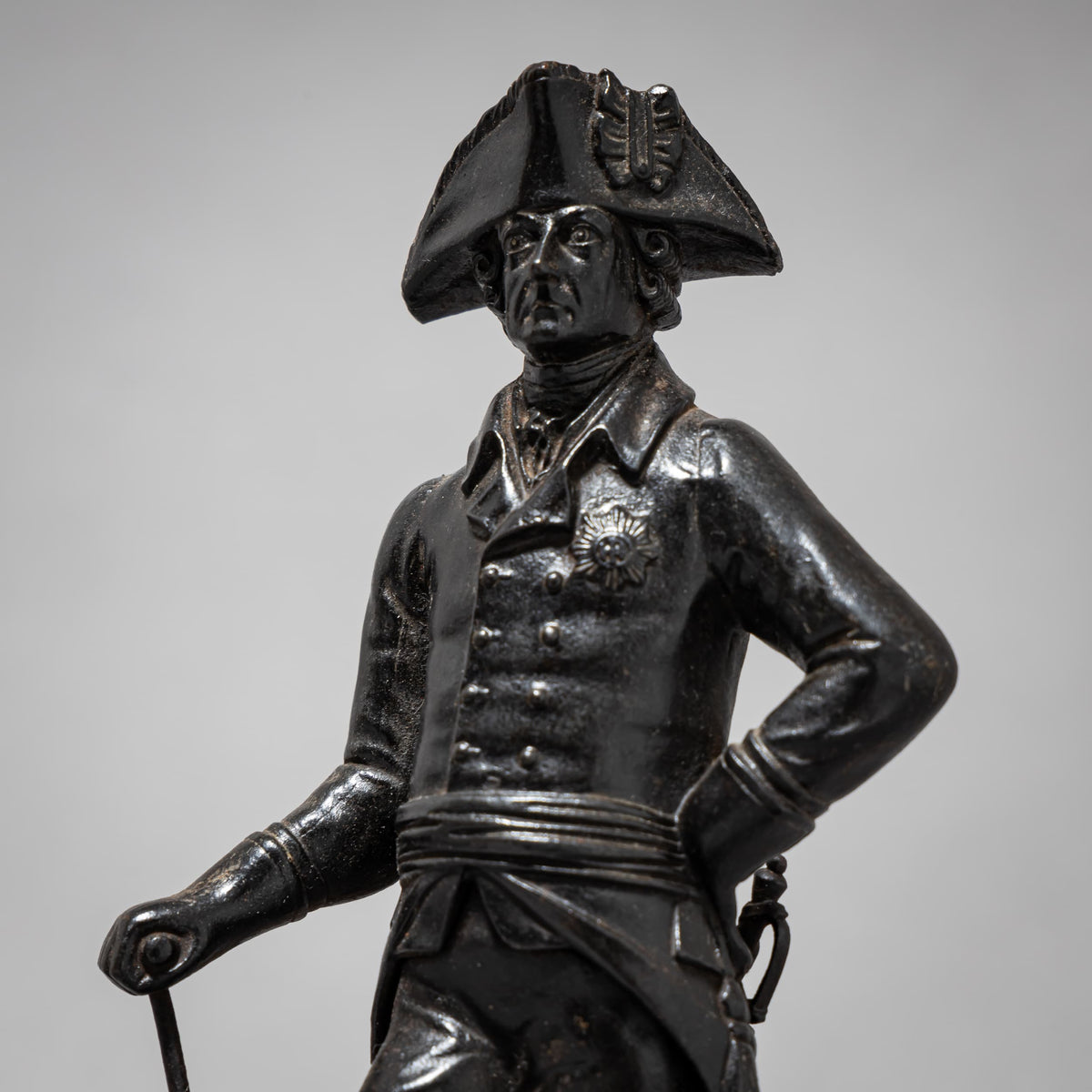 Statuette Berliner Eisen, Friedrich der Große, Anfang 19. Jahrhundert
