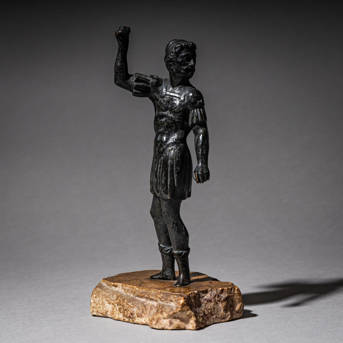 Bronzestatuette eines venezianischen Söldners, Italien 16./17. Jahrhundert