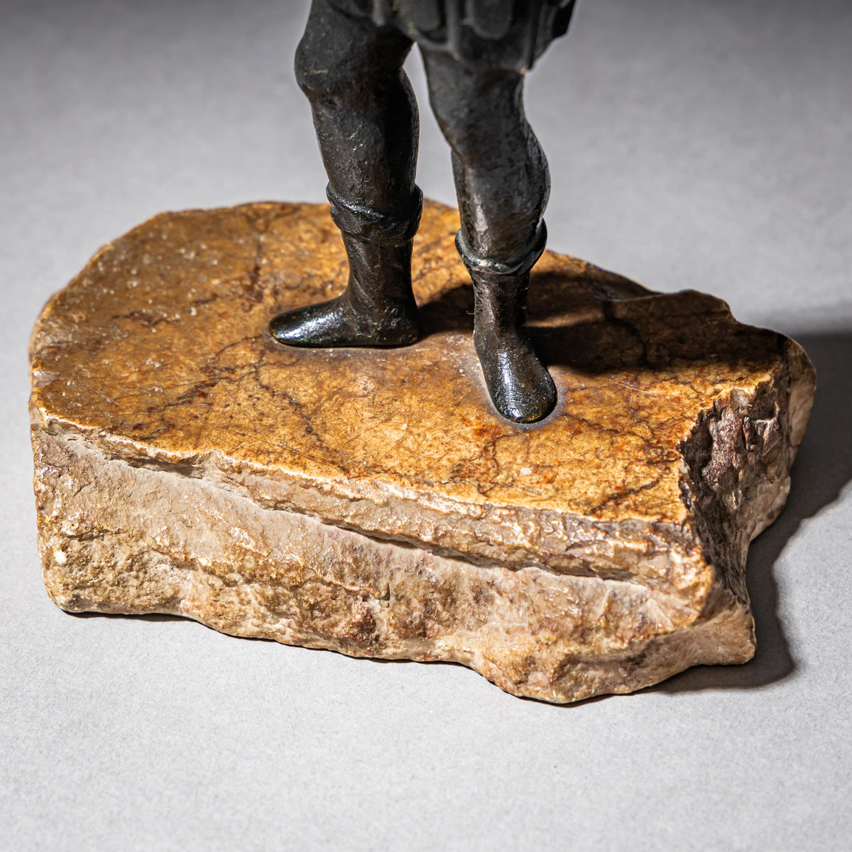 Bronze statuette of a Venetian mercenary, Italy 16th/17th century