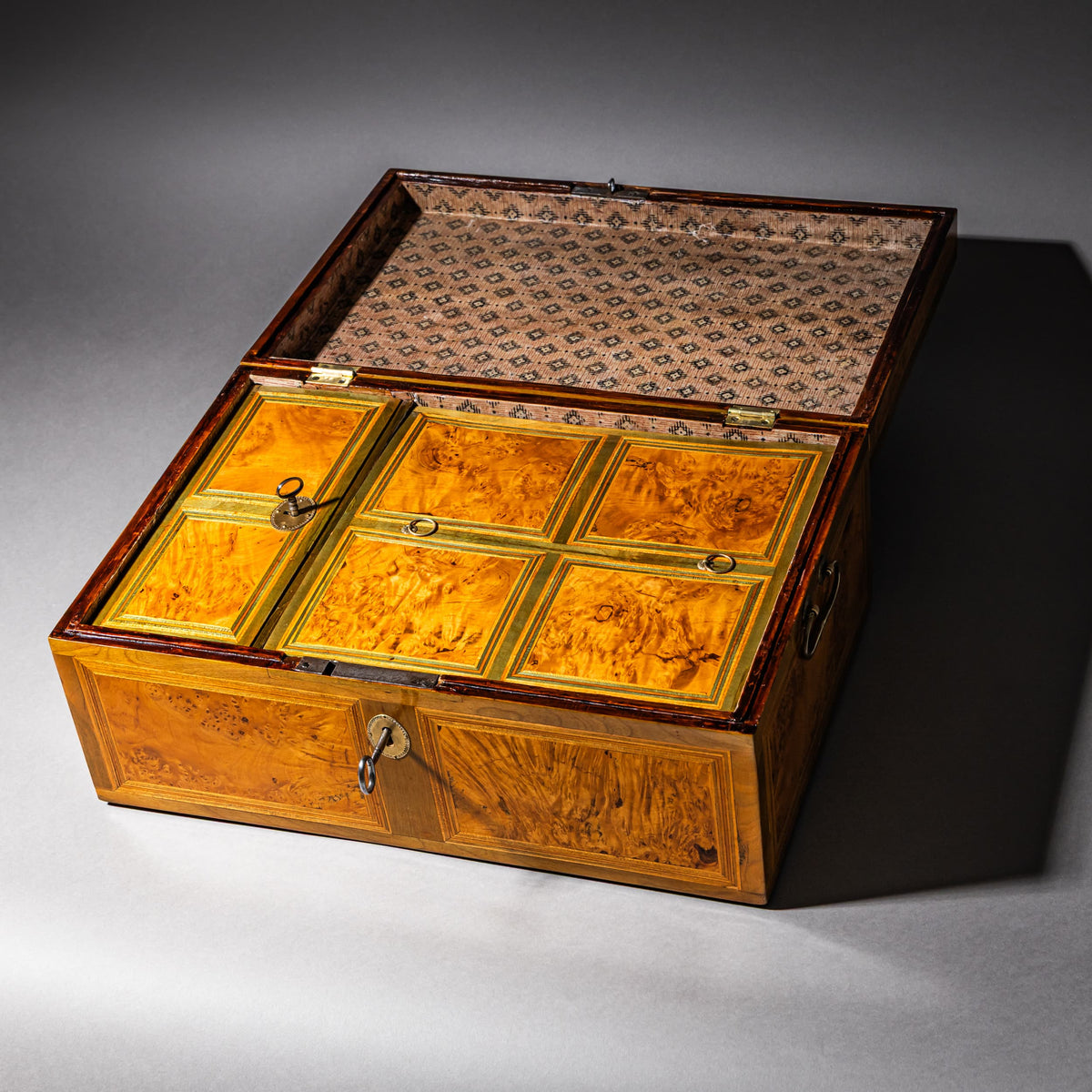 Biedermeier Casket, 1st Half 19th Century
