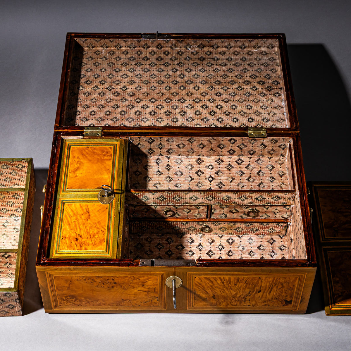 Biedermeier Casket, 1st Half 19th Century