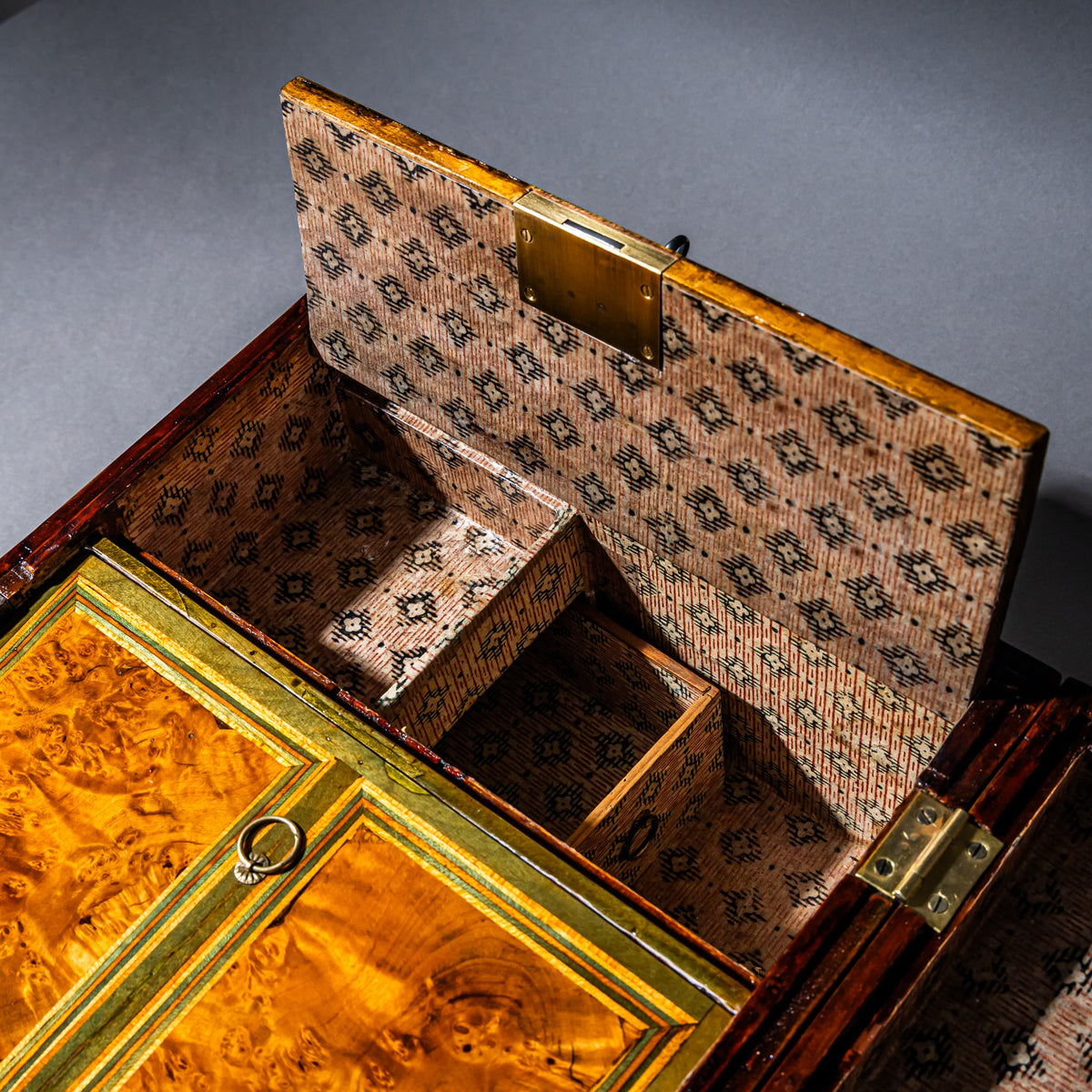 Biedermeier Casket, 1st Half 19th Century