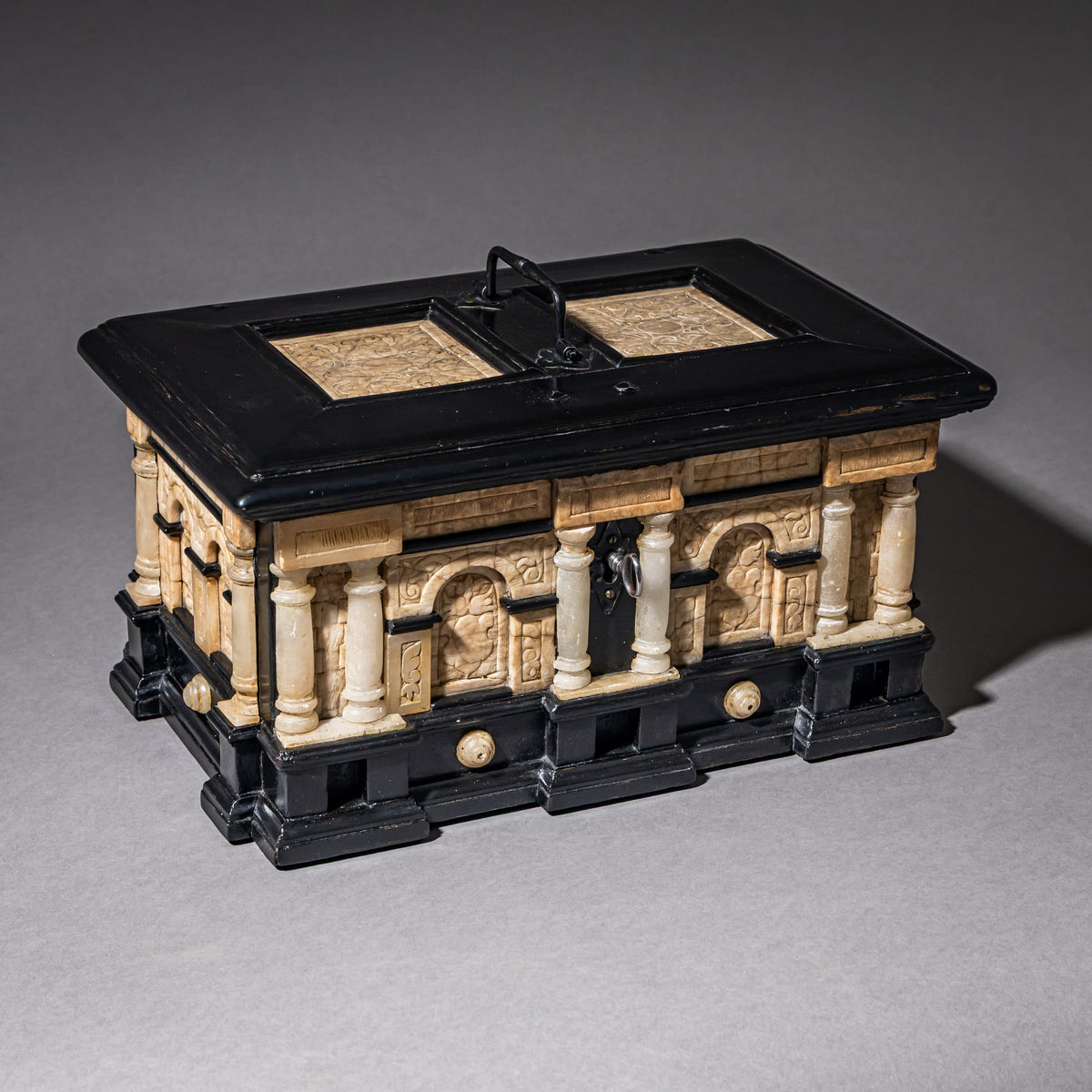 “Römhild” Casket with Architectural Façade, Germany, first half 17th Century