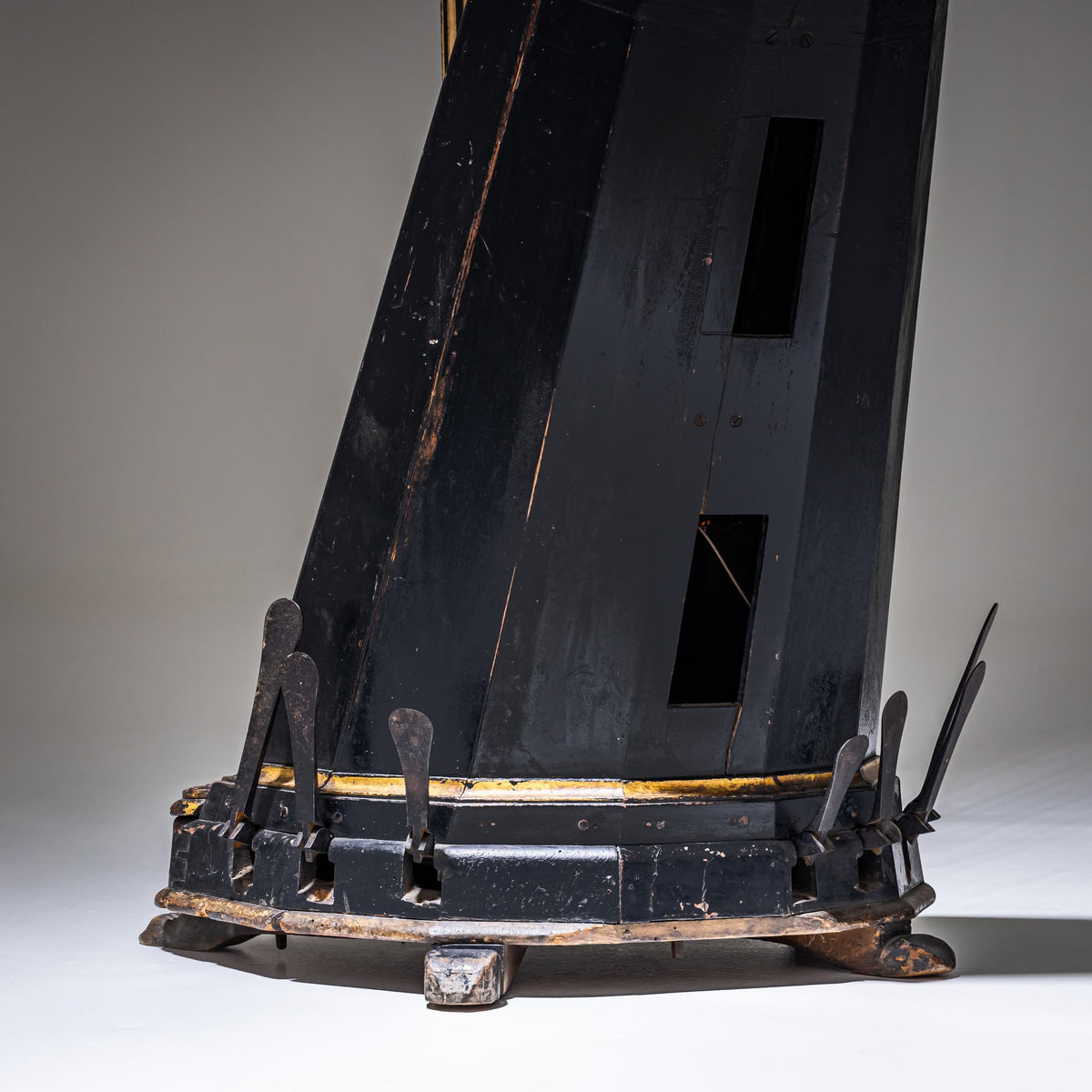 Pedal-Harfe mit figürlicher Bemalung, um 1780