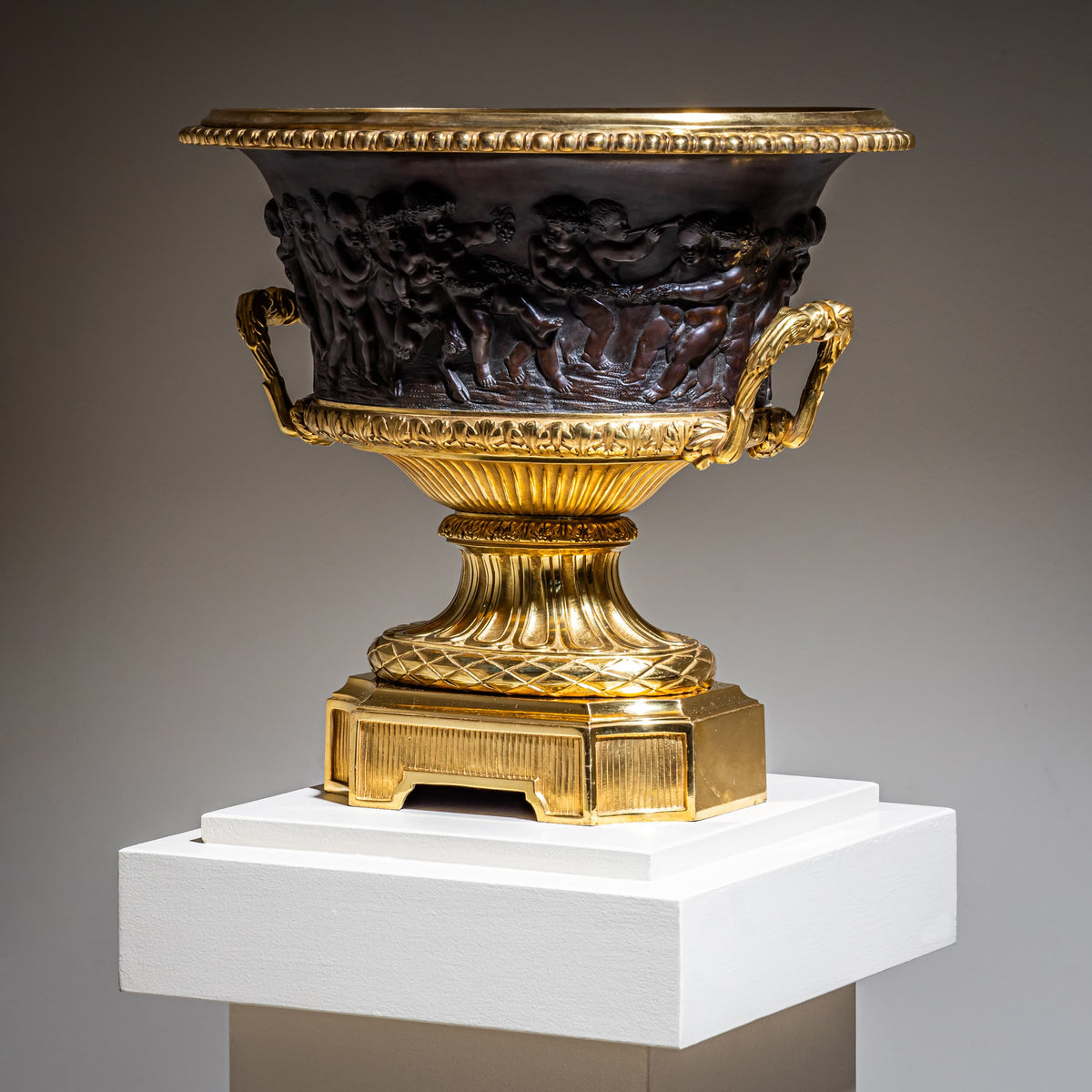 Bronze Jardinière, Eugène Cornu (?-1875) zugeschrieben, Paris, um 1860/70