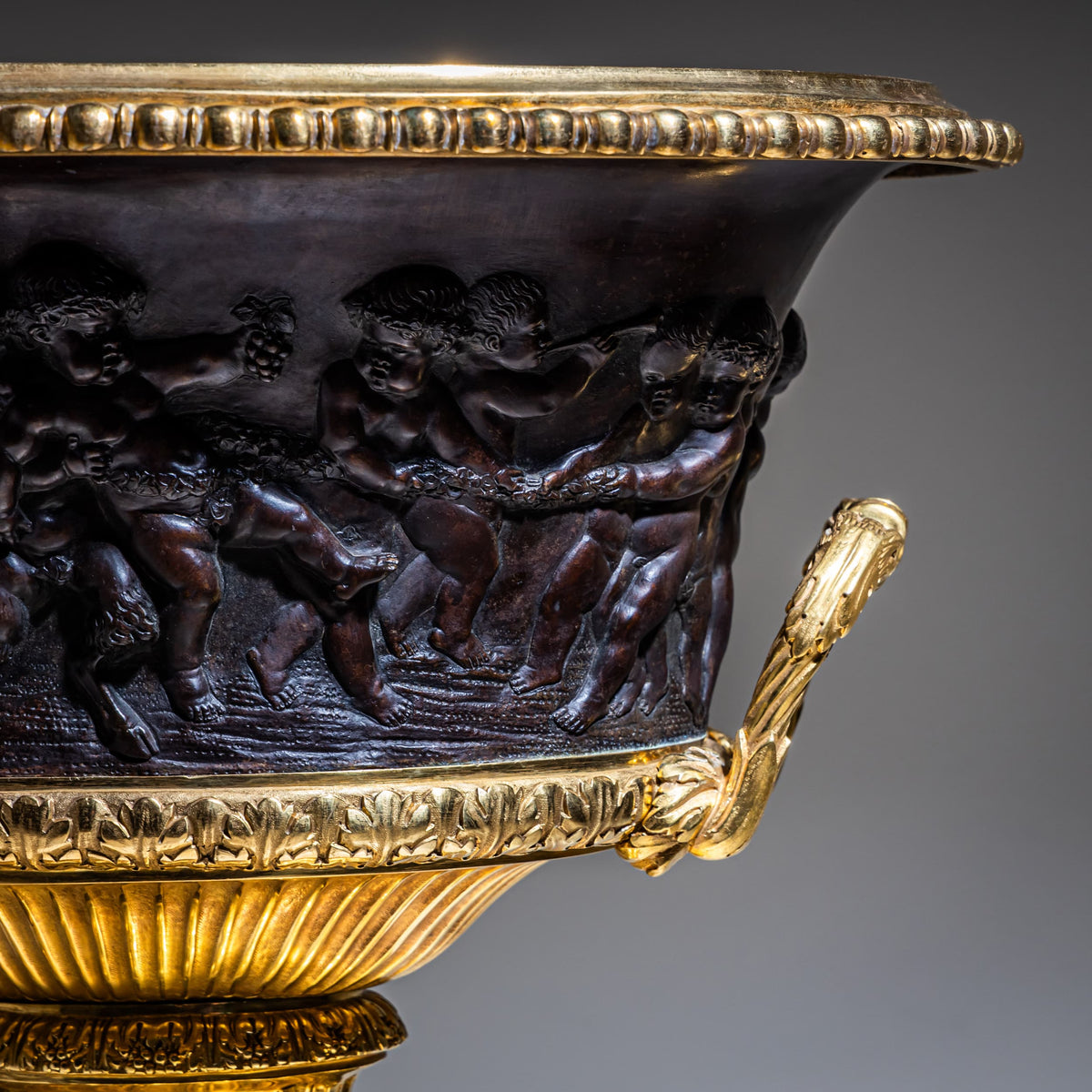Bronze Jardinière, Eugène Cornu (?-1875) zugeschrieben, Paris, um 1860/70