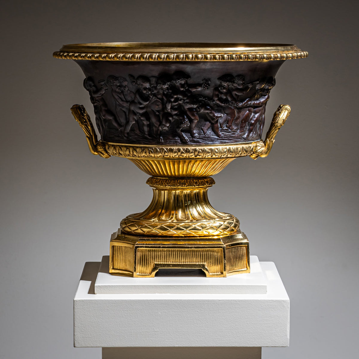 Bronze Jardinière, Eugène Cornu (?-1875) zugeschrieben, Paris, um 1860/70