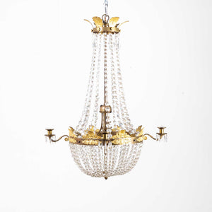 Chandelier with Crystals, France circa 1830