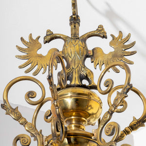 Bronze Chandelier with six arms, 19th century