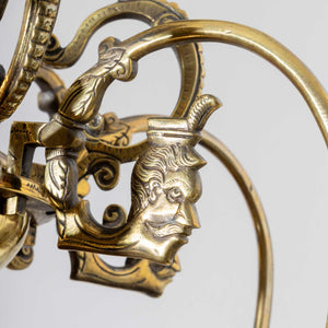 Bronze Chandelier with six arms, 19th century