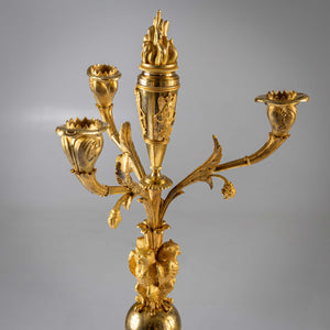 Pair of Empire Girandoles, attributed to Louis-Auguste Hervieu, France, circa 1810