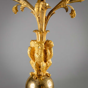 Pair of Empire Girandoles, attributed to Louis-Auguste Hervieu, France, circa 1810