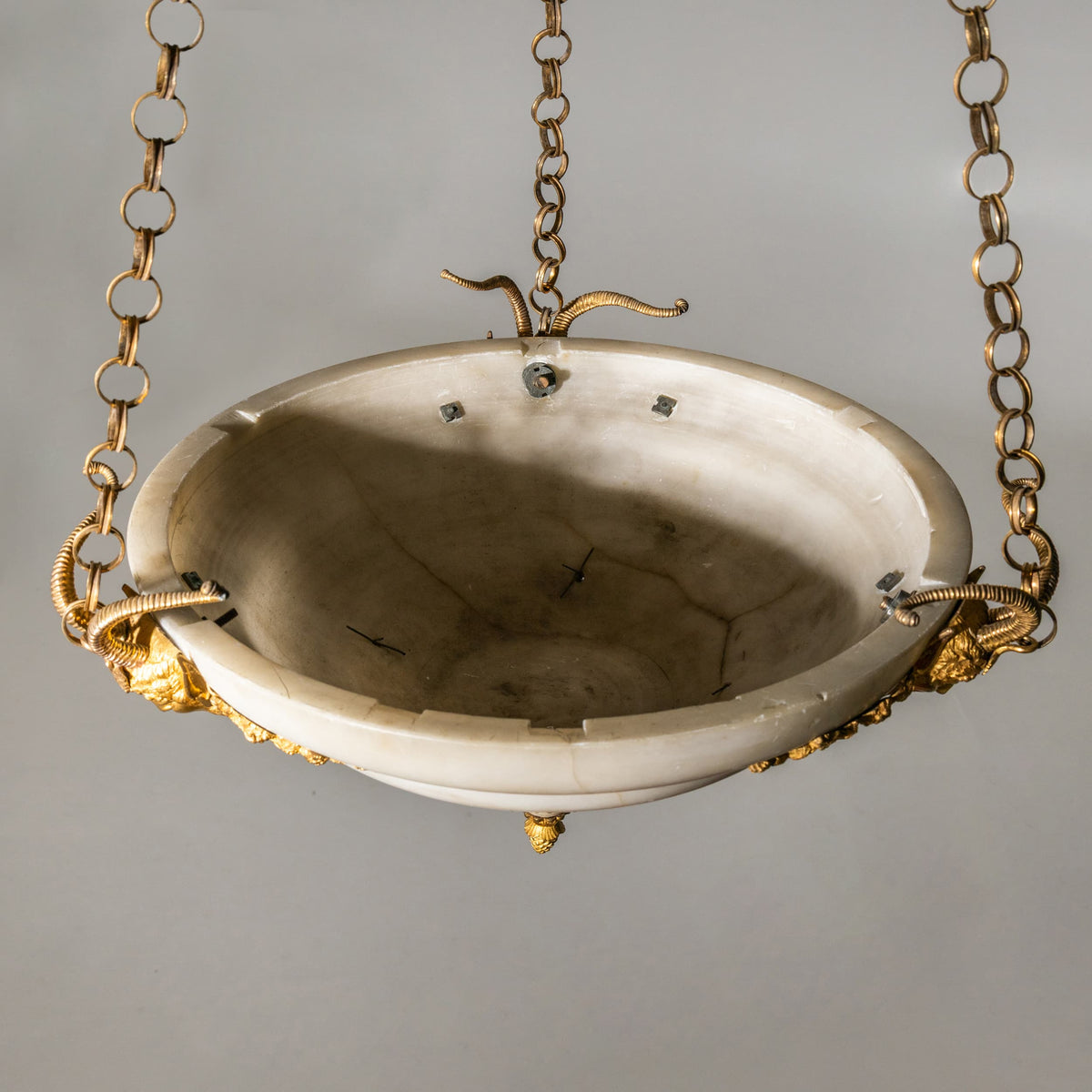 Deckenluster aus Alabaster, Wien, Anfang 19. Jahrhundert