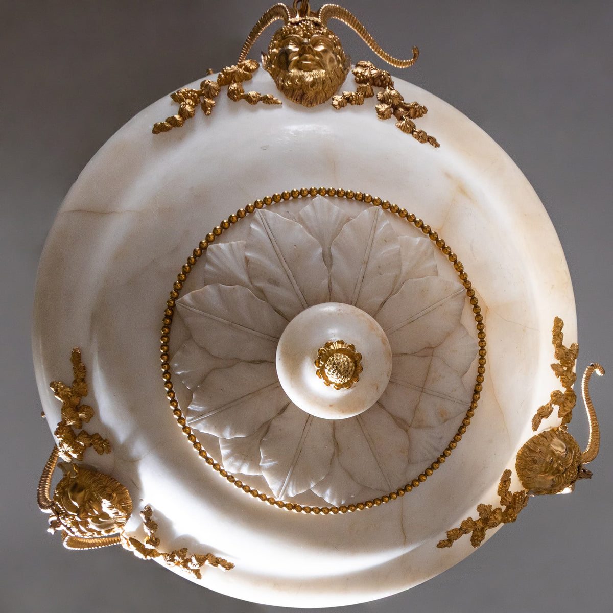 Deckenluster aus Alabaster, Wien, Anfang 19. Jahrhundert