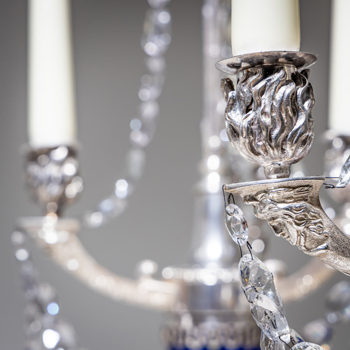 Pair of Lance Girandoles, probably Berlin, circa 1800