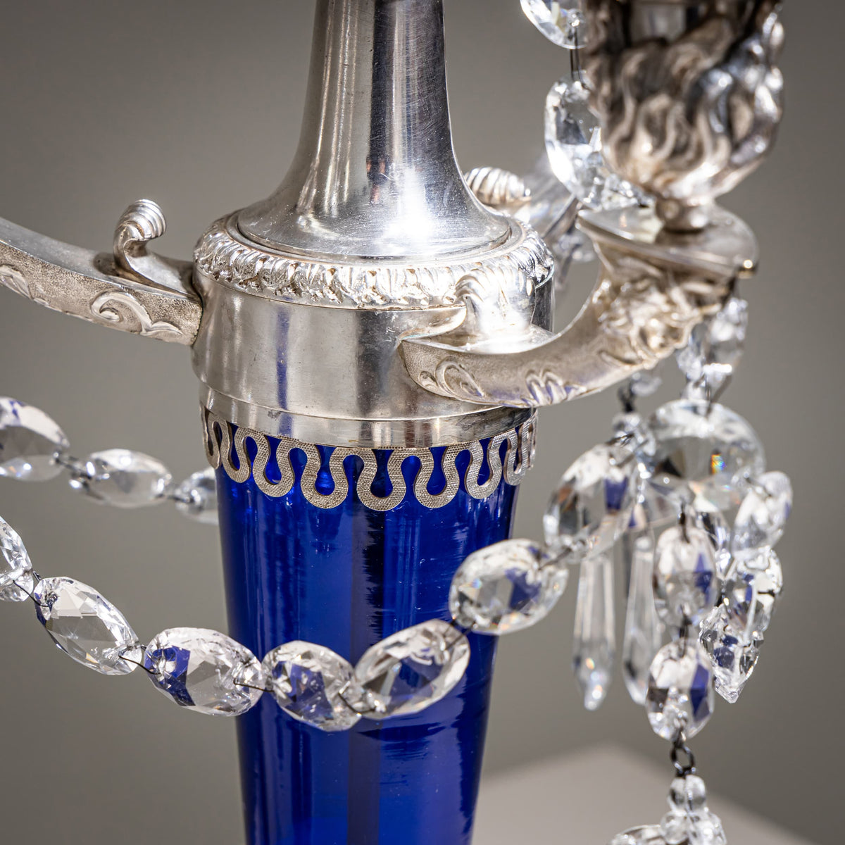 Pair of Lance Girandoles, probably Berlin, circa 1800