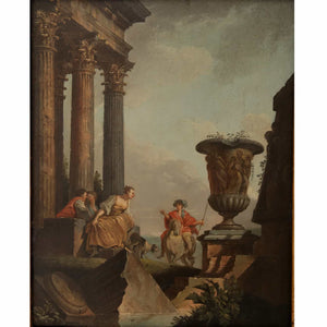 Pendant painting, Italy dat. 1756