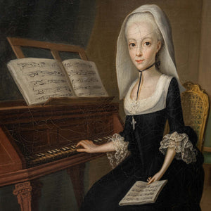 Young Woman at the Piano, 2nd Half 18th Century