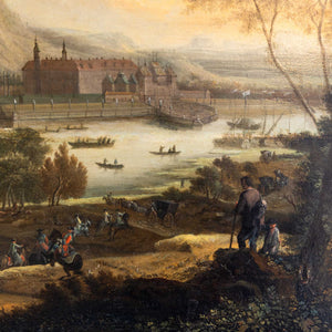 Johann Alexander Thiele, View of the Elbe with Pillnitz Castle, c. 1724-1726