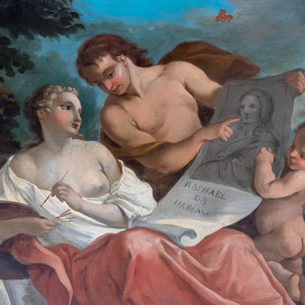 Supra Porte Painting, probably 18th Century
