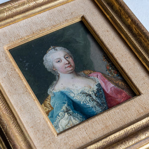 Miniaturportraits Maria Theresia und Franz I, 18. Jahrhundert