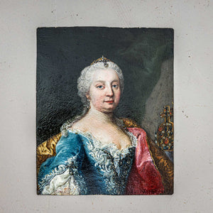 Miniaturportraits Maria Theresia und Franz I, 18. Jahrhundert