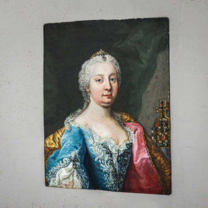 Miniaturportraits Maria Theresia und Franz I, 18. Jahrhundert