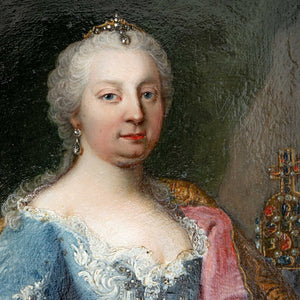 Miniaturportraits Maria Theresia und Franz I, 18. Jahrhundert