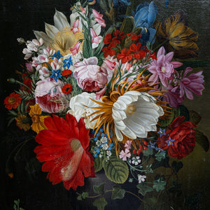 Friedrich Wilhelm Voelcker (1799-1870), Blumenstillleben, deutsch, 19. Jahrhundert